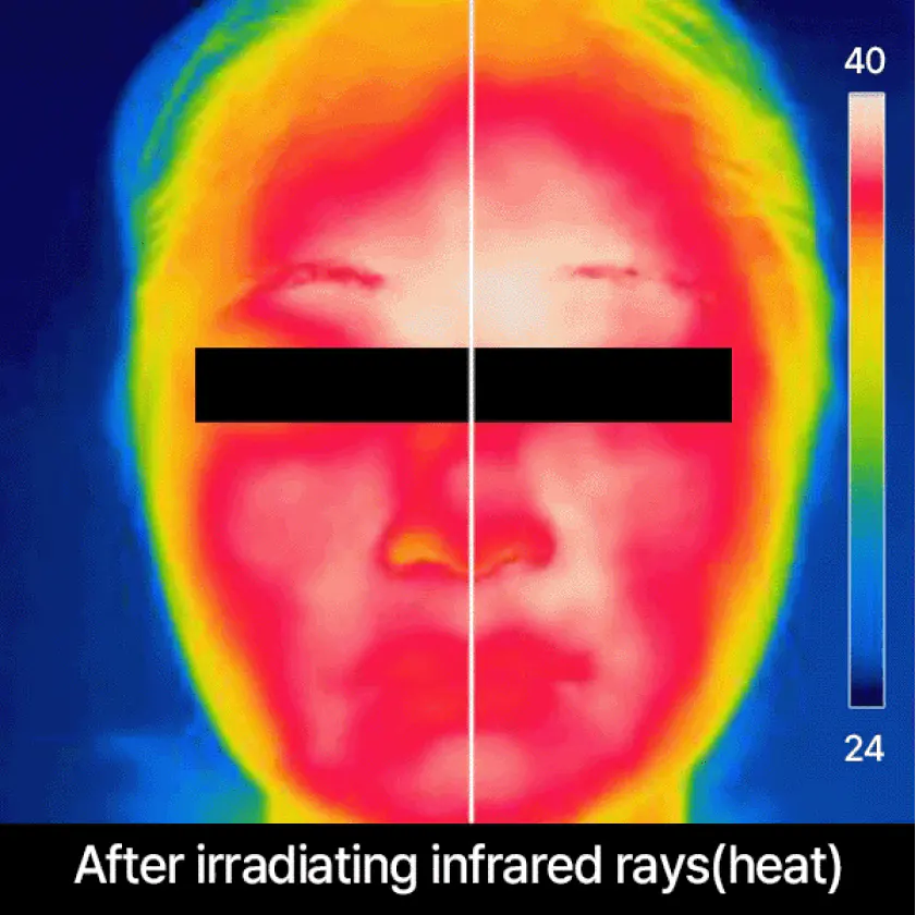 Охлаждающий эффект после маски APOTHE Red Capsule Pro-Collagen Lifting Mask