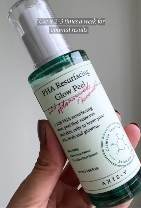 Як користуватися пілінгом AXIS-Y PHA Resurfacing Glow Peel