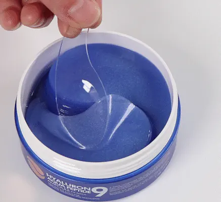 Текстура патчей Medi Peel Hyaluron Aqua Peptide 9 Ampoule Eye Patch