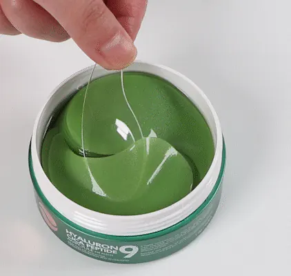 Текстура патчей Medi Peel Hyaluron Cica Peptide 9 Ampoule Eye Patch
