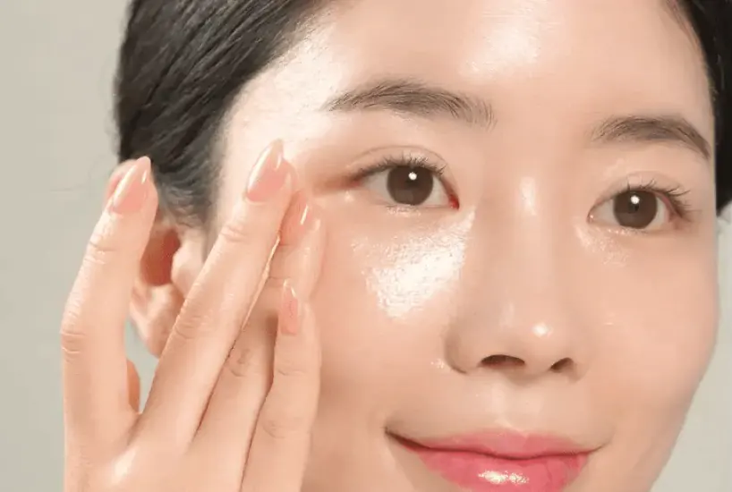 Кожа после крема под глаза Medi peel Peptide 9 Aqua Essence Lifting Eye Cream