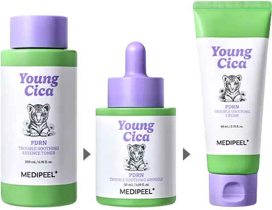 Серия Medi peel Young Cica PDRN Trouble Soothing