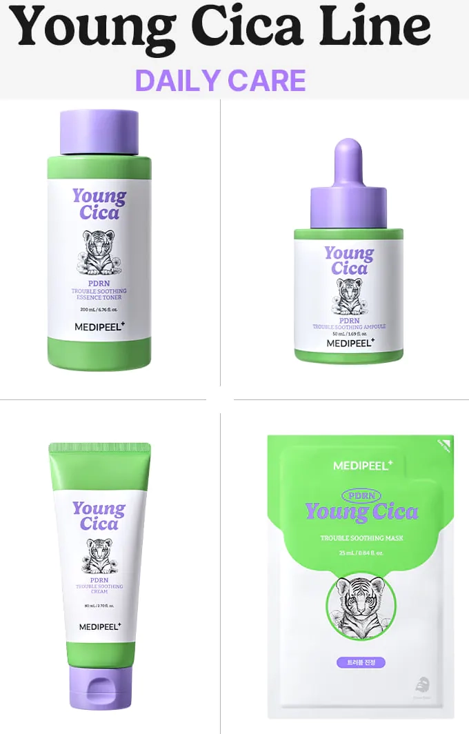 Серия Medi peel Young Cica PDRN Trouble Soothing