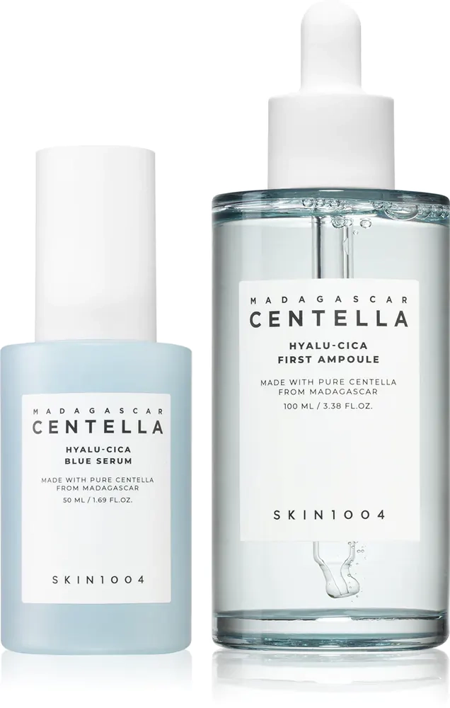 SKIN1004 Hyalu-Cica Blue Serum и SKIN1004 Hyalu-Cica First Ampoule
