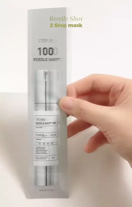 Текстура маски VT Cosmetics REEDLE SHOT 2-STEP MASK
