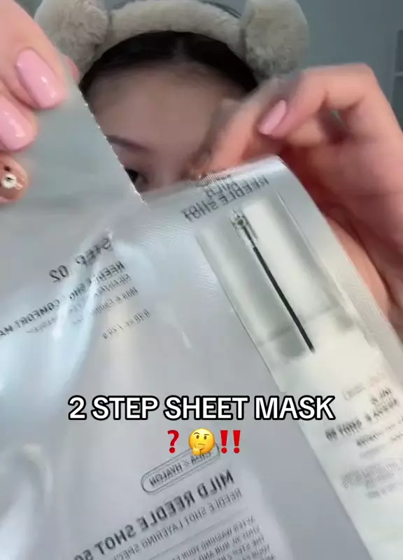 Как пользоваться маской VT Cosmetics REEDLE SHOT 2-STEP MASK